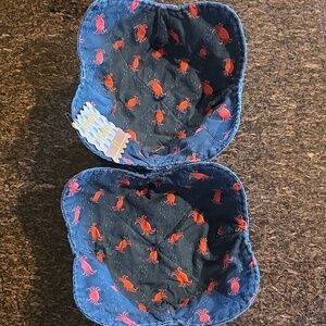 Cozies Upcycled Jeans Molly Made It Design Hand Crafted Crabs, Crabs, Crabs